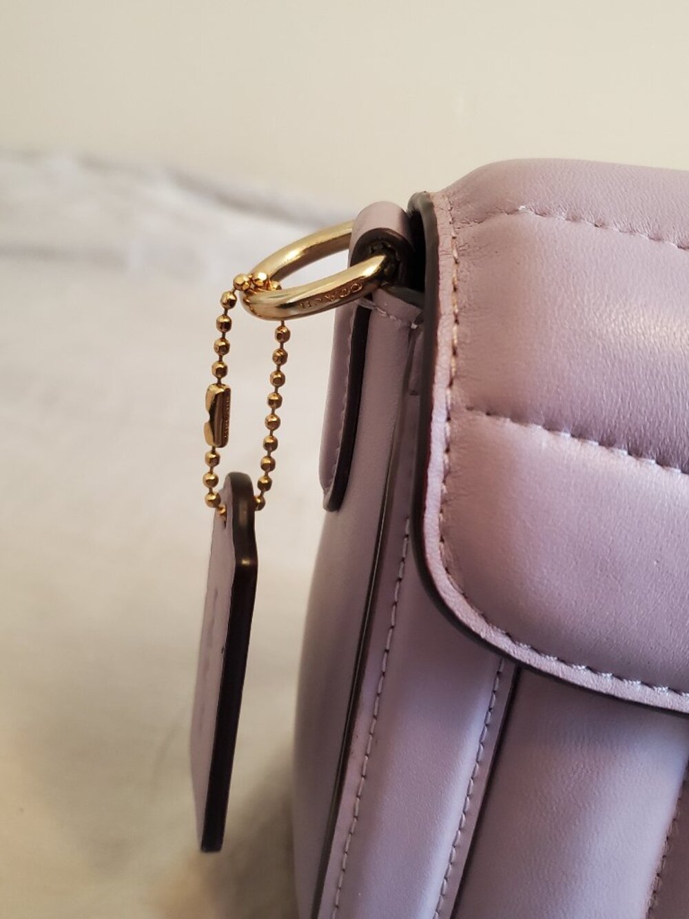 Coach Georgie Quilted Crossbody Bag - Picture 8 of 16